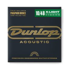 Набор струн DUNLOP DAP1048 PHOSPHOR BRONZE ACOUSTIC GUITAR STRINGS (10-48)